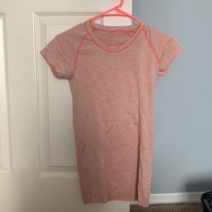 Pink lululemon shirt